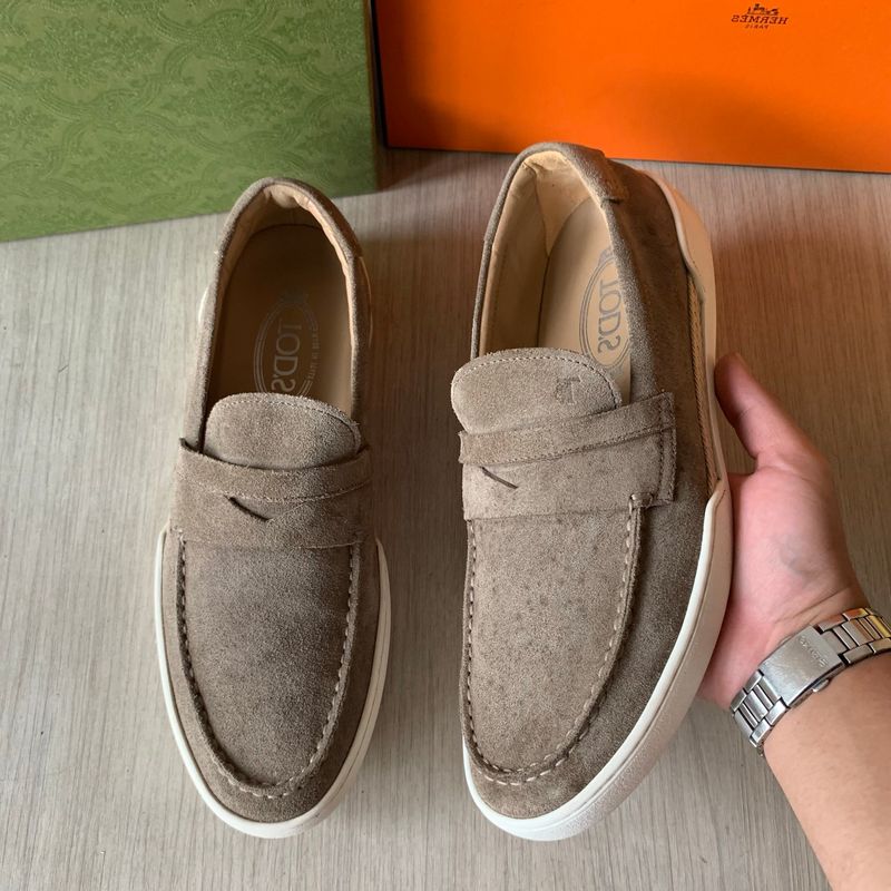Tods penny loafer suede size 42.5, foto 2