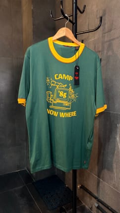 Levi's x Stranger Things ("Camp '85" Ringer Tee - Green) Siz