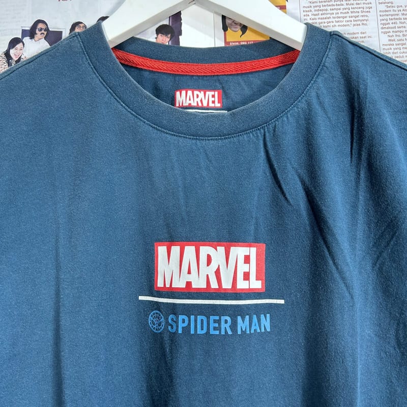 kaos hangten x marvel spiderman, foto 2