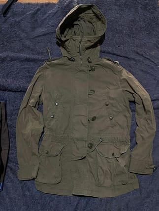 Jaket vintage parka militer army who,a.u