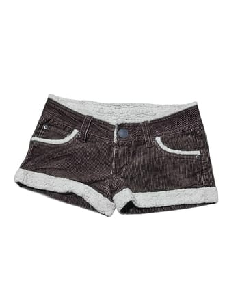 Hot pants shorts skirt brown pants y2k corduroy