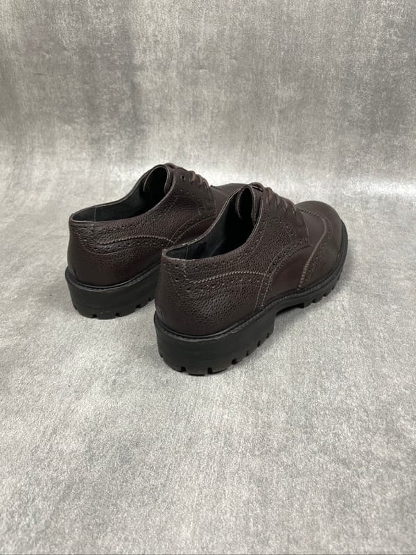 NORBERTO COSTA LONGWINGTIP BROGUE OXFORD SHOES, foto 5