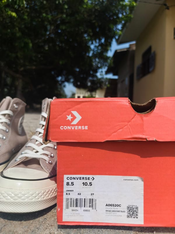 CONVERSE Chuck 70 HI Egret/Vintage cargo, foto 8
