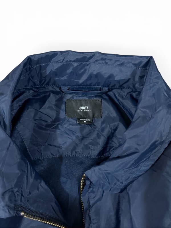 OBEY SPIDER ROSE GRAPHIC JACKET NAVY, foto 4