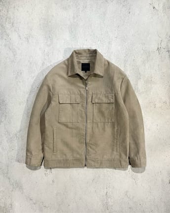 SPAO Suede Work Jacket . ( Blouson, Vintage, Casual )