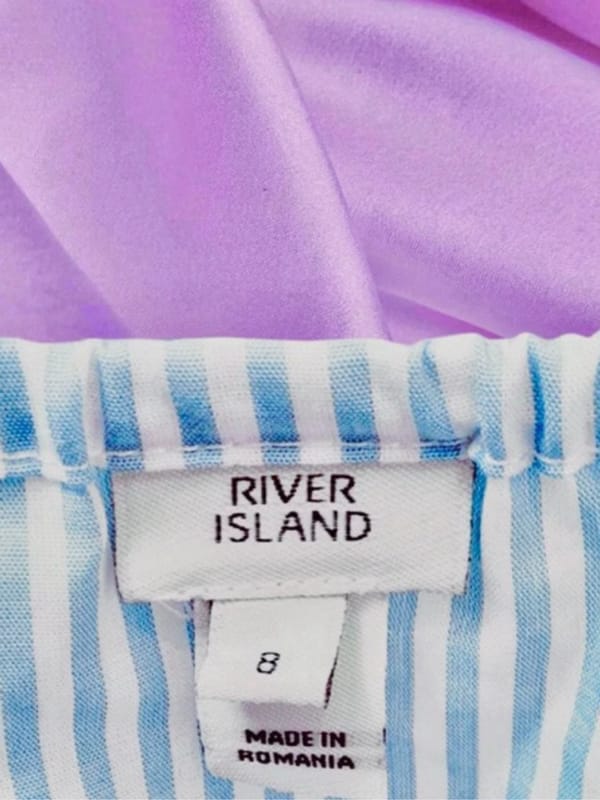 River Island Off Shoulder Striped Top, foto 4