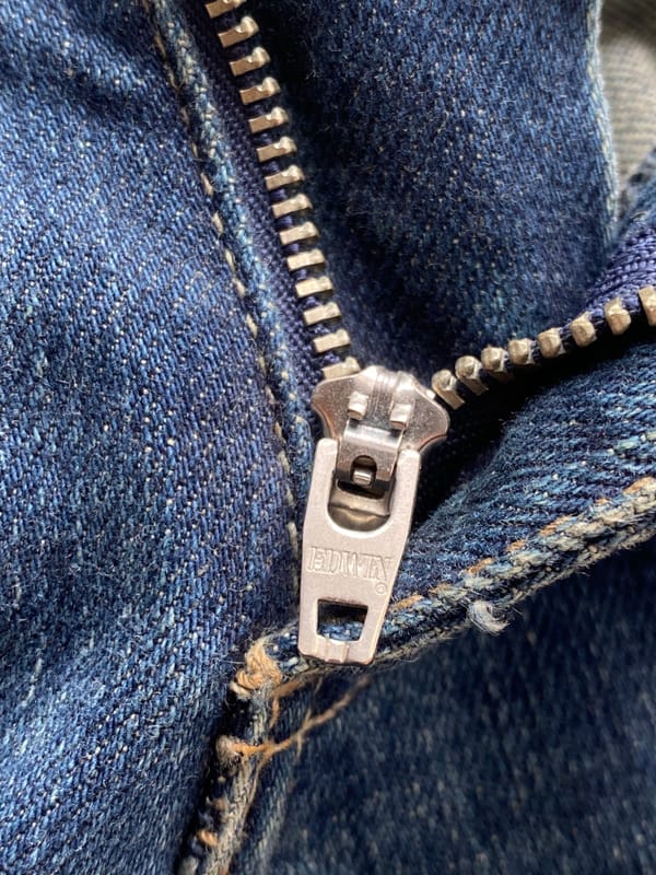 Celana Panjang Something by Edwin Medium Blue Washed Bootcut, foto 6