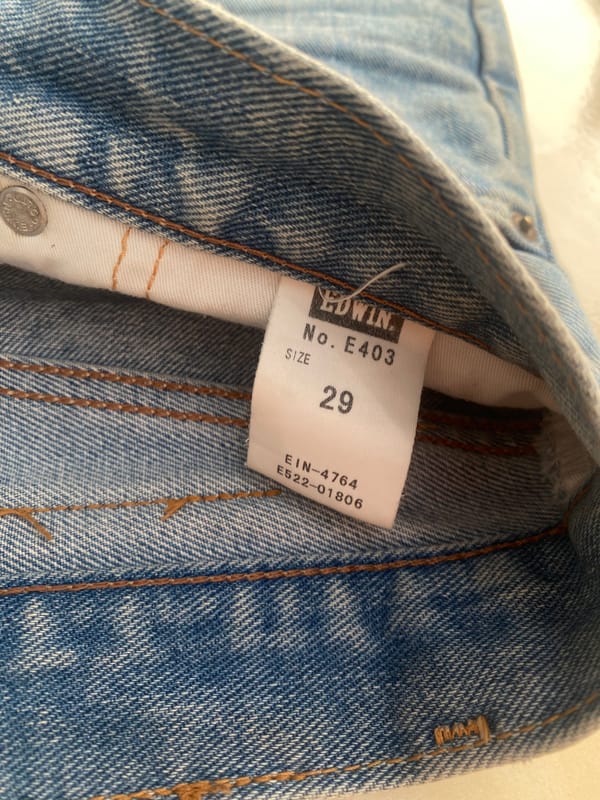 Celana Panjang Edwin E403 International Basic Light Blue Was, foto 10