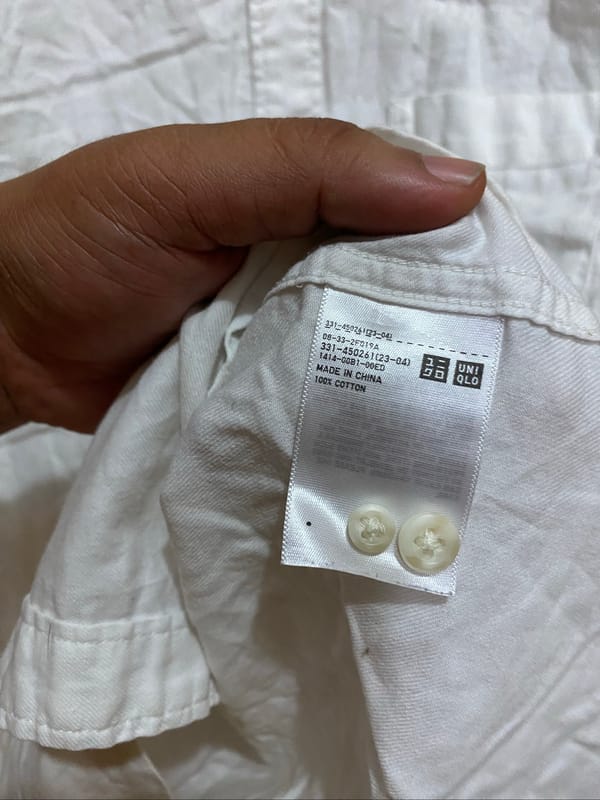 kemeja sanghai uniqlo, foto 4