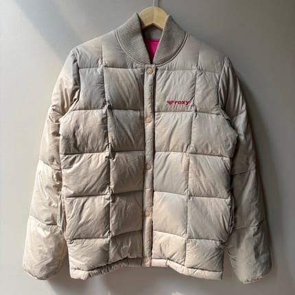 Roxy Surf Reversible Puffer Down Bulu Angsa Jacket