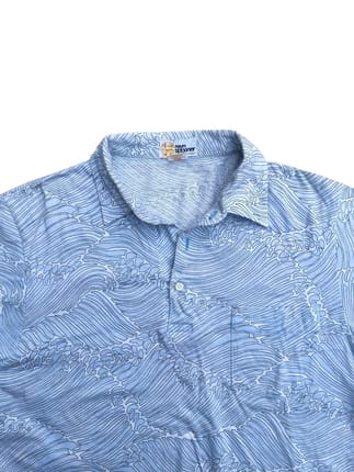 1980s Reyn Spooner Molokai Channel Performance Poloshirts