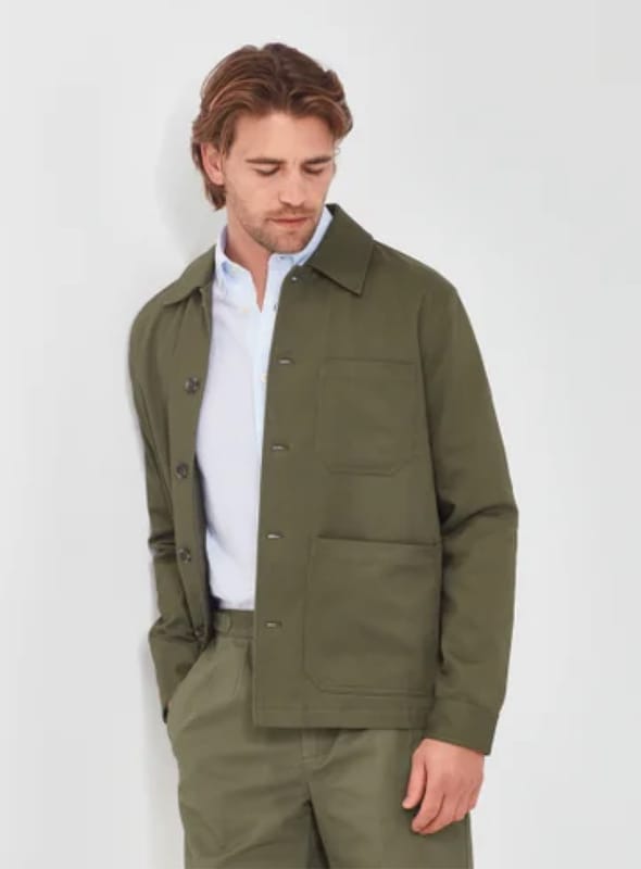 UNIQLO WORK JACKET WASHED OLIVE, foto 7