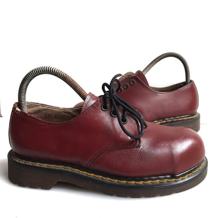 dr martens 1925 Red Oxblood Red Cherry maroon Steel toe
vint