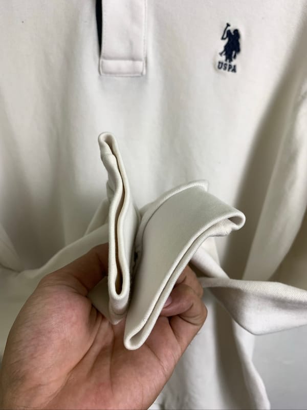 POLO LONGSLEEVE USPA WHITE COLLAR NAVY, foto 5