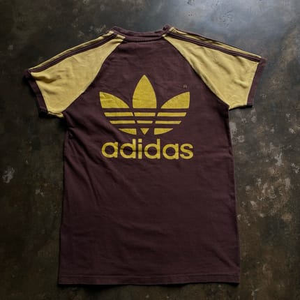 90s ADIDAS TRIFOIL BIG LOGO VTG RINGER TEE