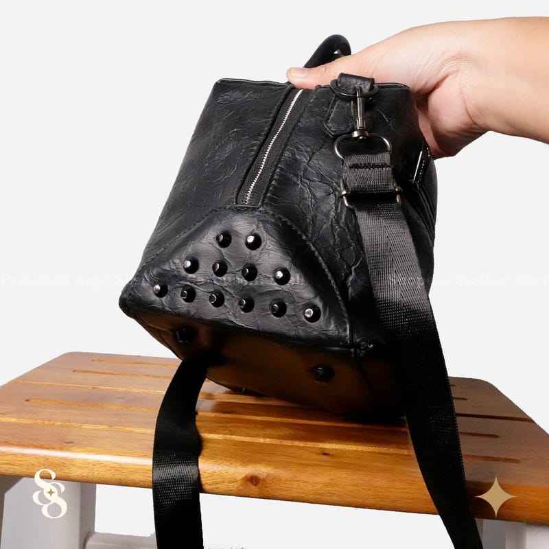 Descente Golf Mini Boston / Tote-Style Bag — Black, foto 3