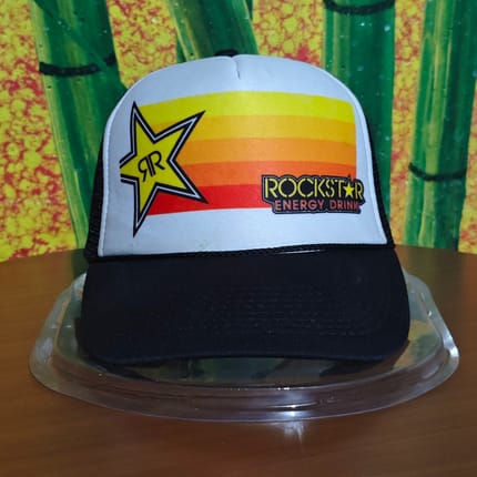 Topi Trucker Rockstar Energy Drink Vintage NISSUN Cap