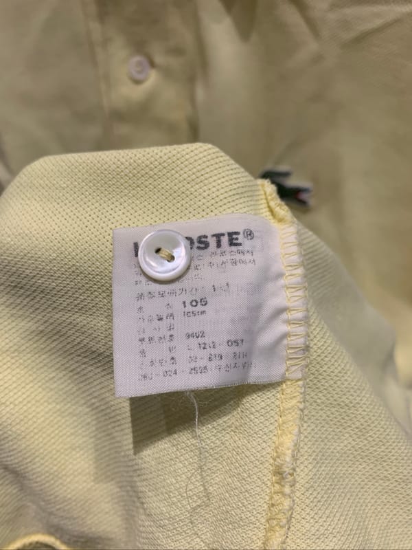 Vintage Lacoste Basic Poloshirt, foto 4