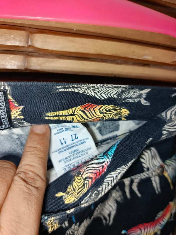 VERSACE FULLPRINT ZEBRA PANTS AUTHENTIC, foto 7