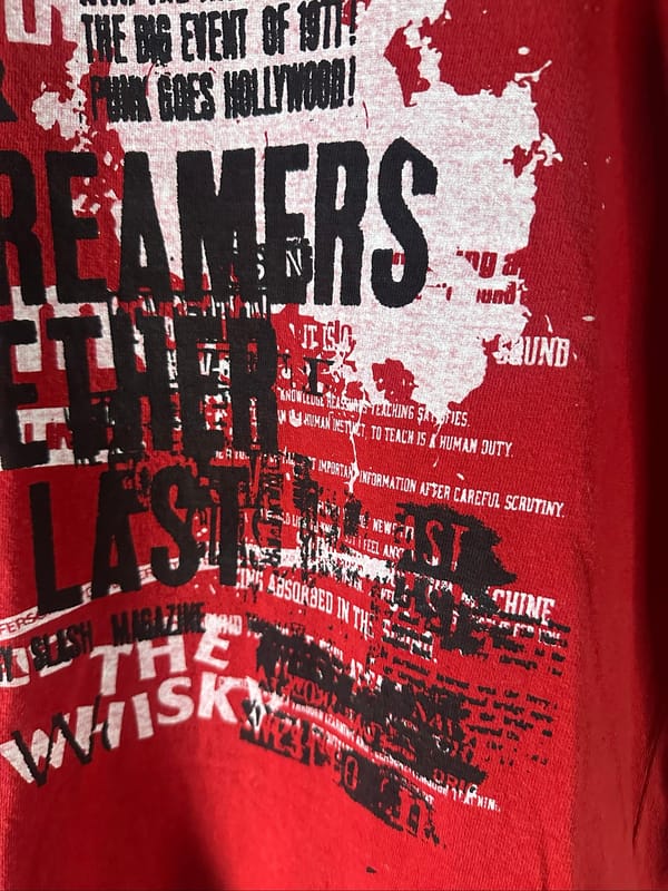 Japanese Double layer Poem Punk Tee, foto 5