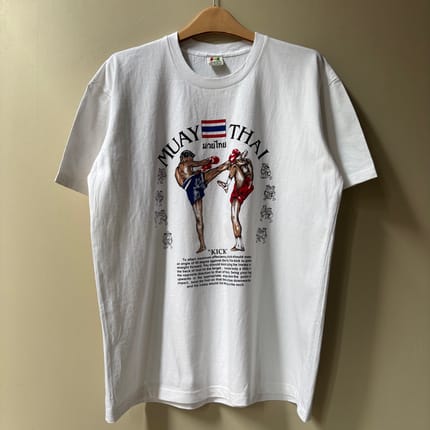 Vintage Muay Thai Art Graphic Tee