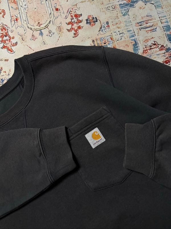 Crewneck Carhartt Pocket Black, foto 2