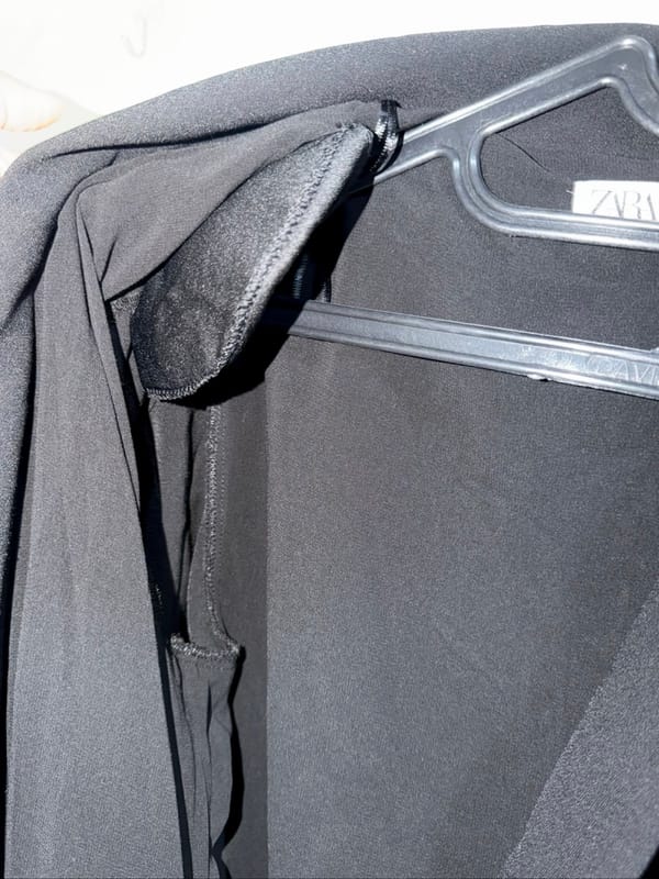 Zara Black Blazer Wrap Dress, foto 4