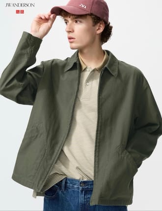 Uniqlo x JW Anderson Zip Up Blouson Olive