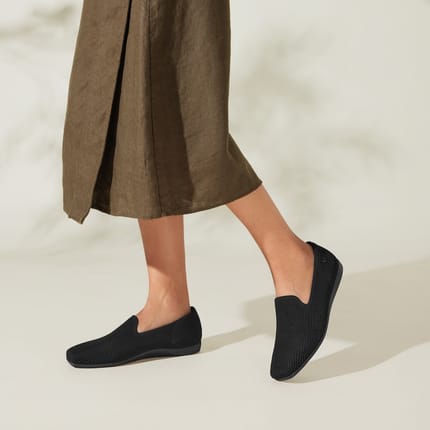 Vivaia water repellent square toe loafer