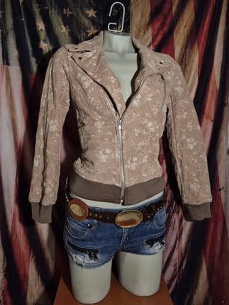 2000s genuine leather jacket