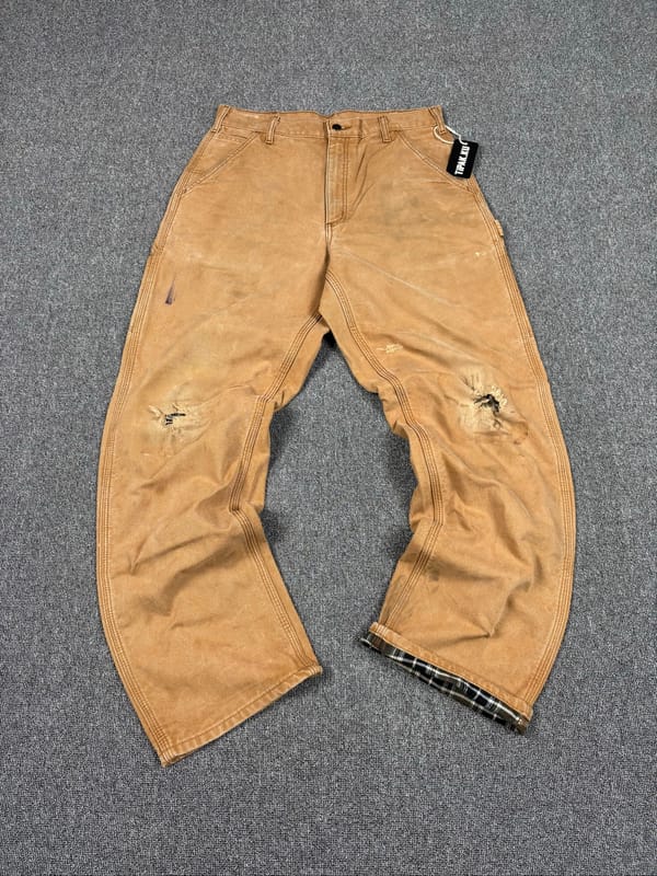Carhartt carpenter pants B111BRN size 33x34, foto 2