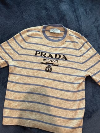 prada milano authentic knit top