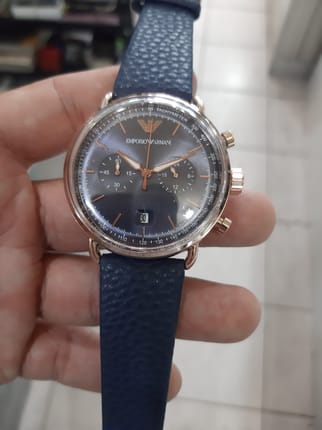 Jam pria quartz emporio armani chronograph