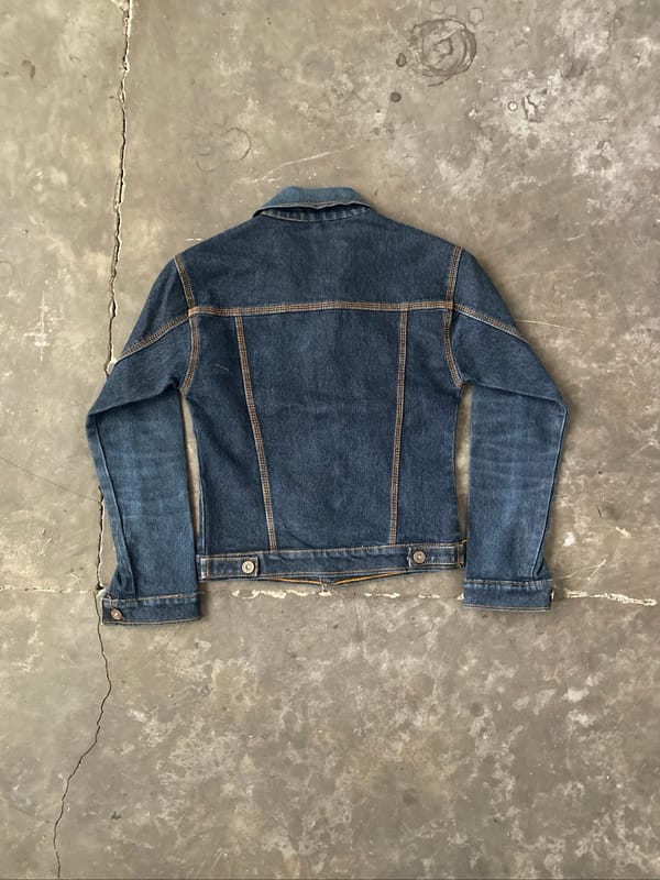 vintage denim jacket trucker jaket levis, foto 2