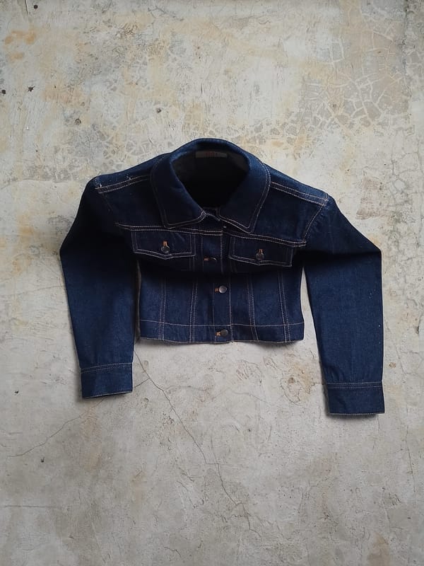 DAIDAI Trucker Raw Denim Jacket Type 3 Dark Blue, foto 3