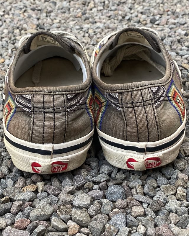 SEPATU VANS AUTHENTIC 44 DX OG CHROCHETED SIZE 37, foto 4