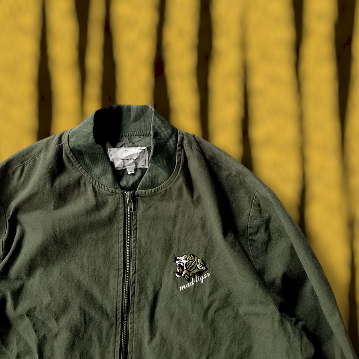 Vintage Streetwear Bomber jacket Pria green