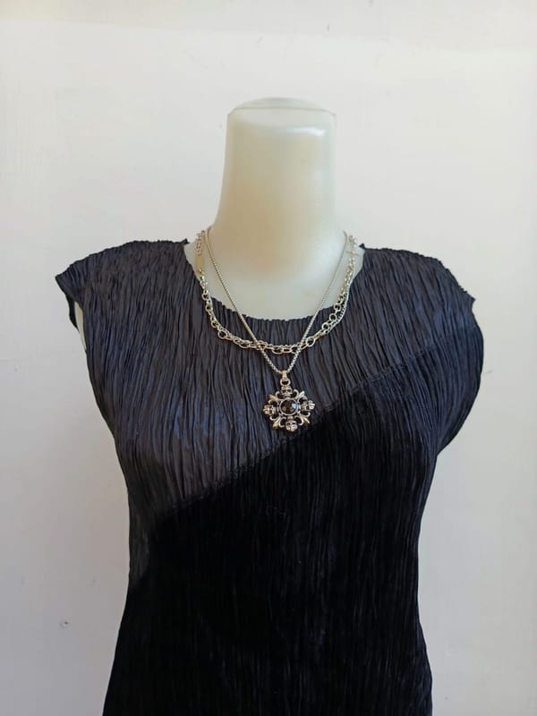 sleeveles pleats YK prese, foto 3