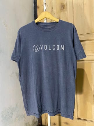 Kaos volcom Basic logo grey