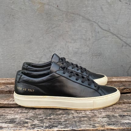 Common projects leather shoes