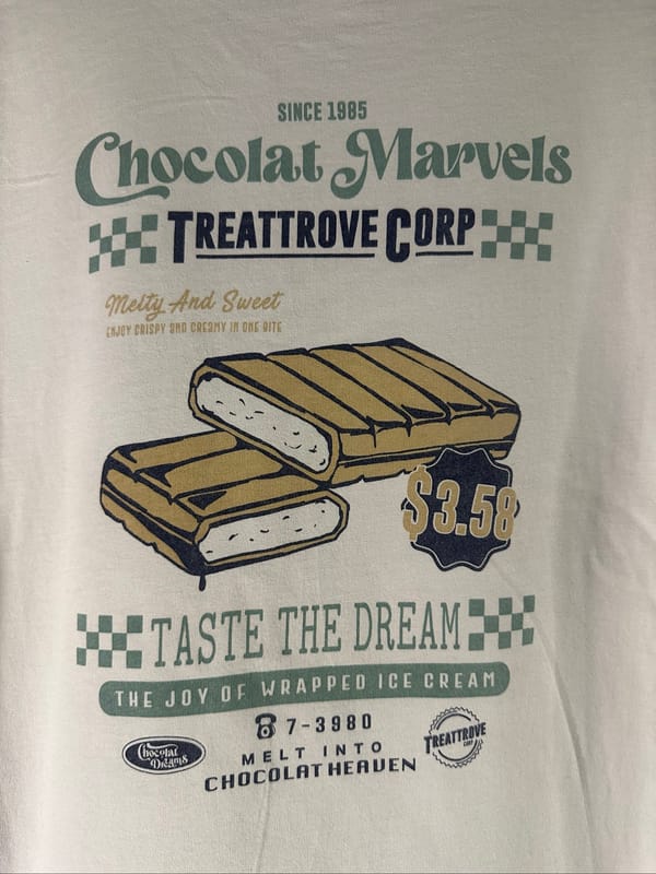 Beams Heart "Chocolat Marvels" Boxy Oversize Tshirt, foto 4