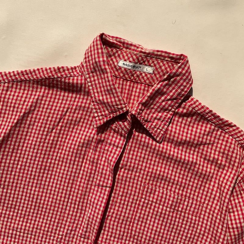Red Plaid VTG Shirt, foto 3