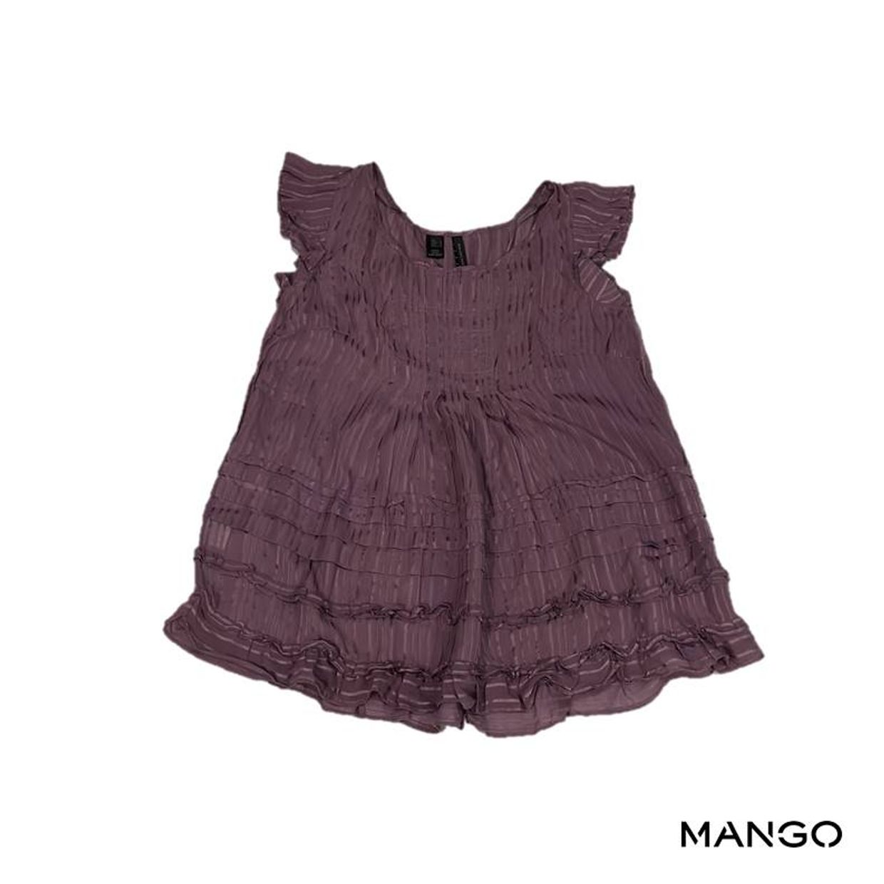 Mango Shirt Wanita purple