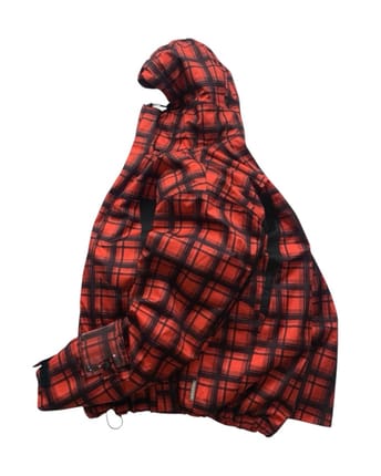 "VAXPOT" SNOWBOARD PLAID JACKET