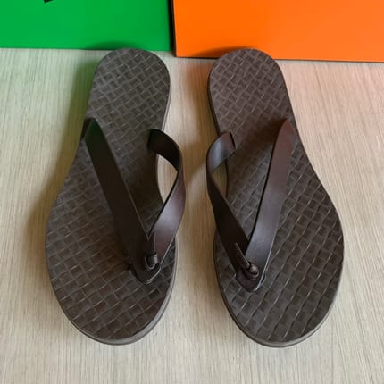 Bottega Veneta sandal leather brown size 45
