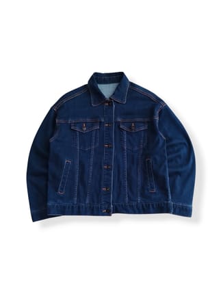 Index Trucker Denim Jacket Type 3 Dark Blue