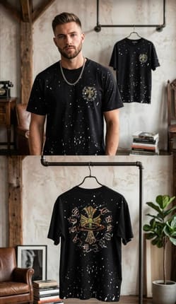 Kaos luxury by Chrome hearts like new