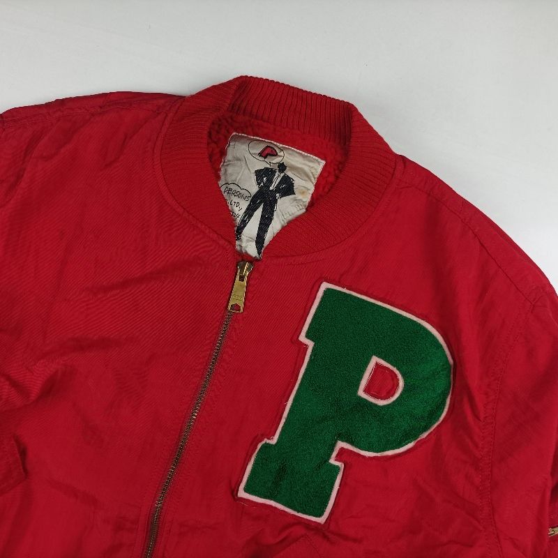Casual Bomber jacket Pria red, foto 7