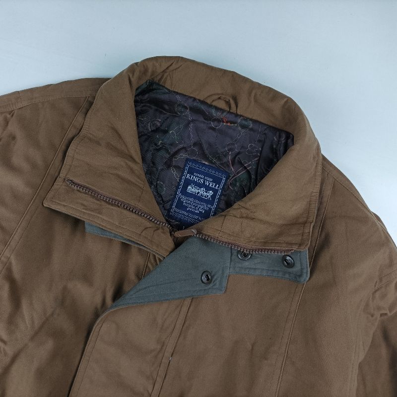 Vintage Bomber jacket Pria brown, foto 2