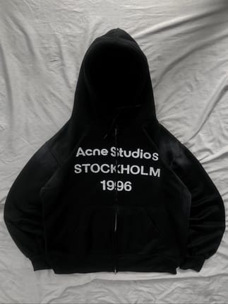 ACNE STUDIOS STOCKHOLM 1996 DOUBLE ZIP UP HOODIES